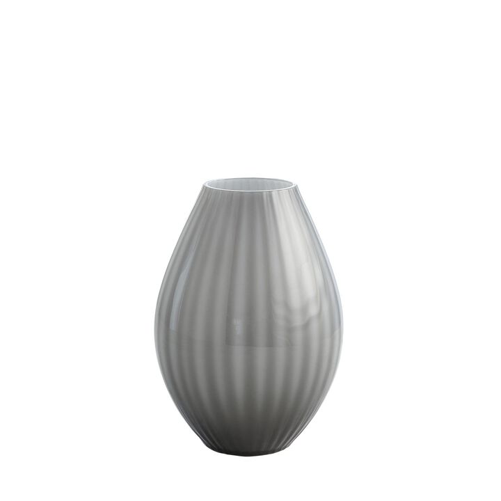 Cased Glass Stripe Vase