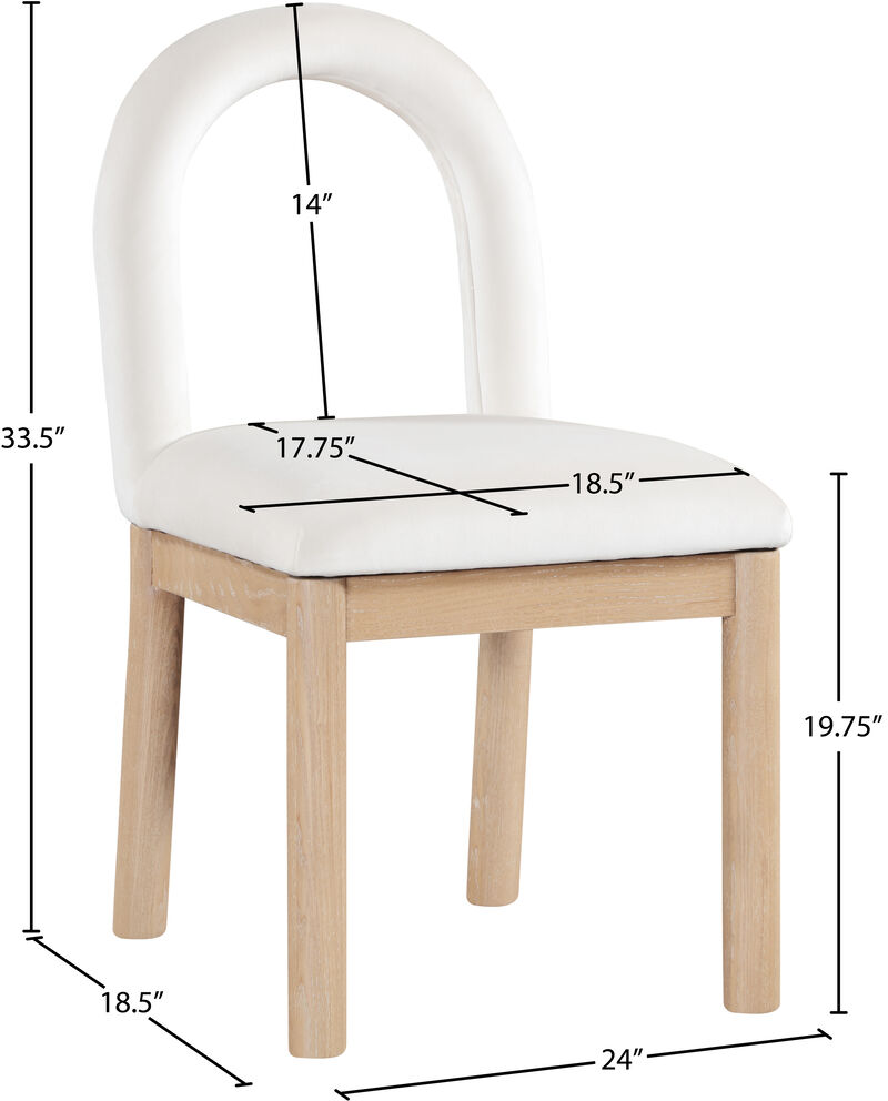 Meridian Furniture Conrad Velvet Dining Chair image number 8