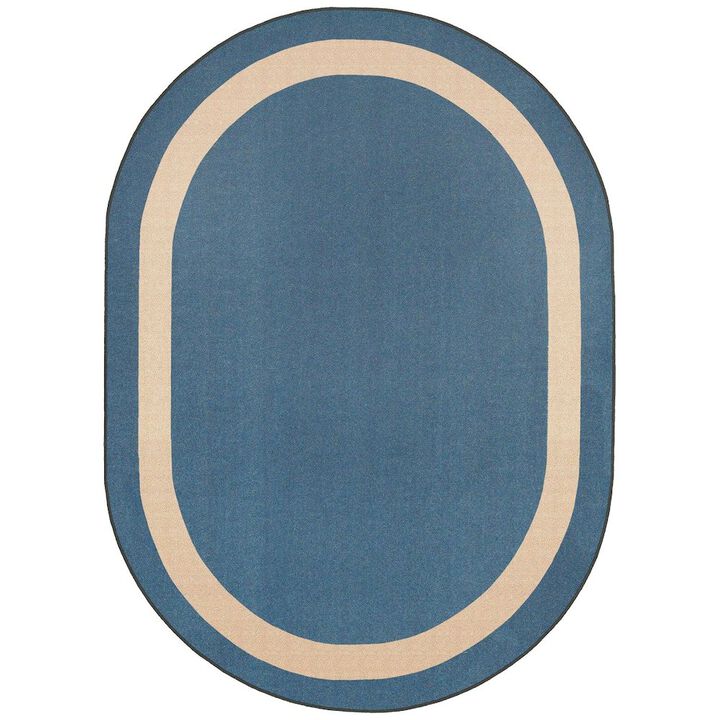 Joy Carpets Kid Essentials Portrait  Oval Area Rug