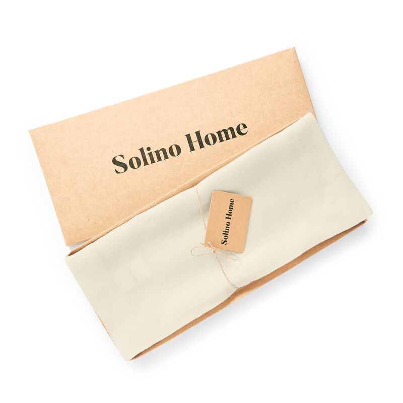 Solino Home 100% Pure Linen Table Runner - Sonoma