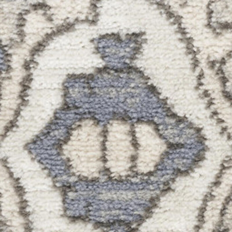 HomeRoots Floral Power Loom Area Rug image number 2