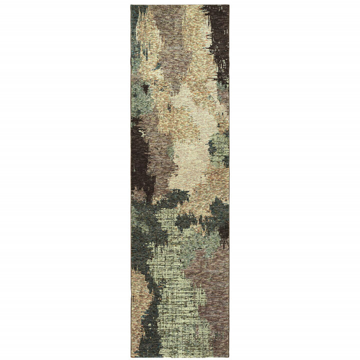 HomeRoots Abstract Runner Rug
