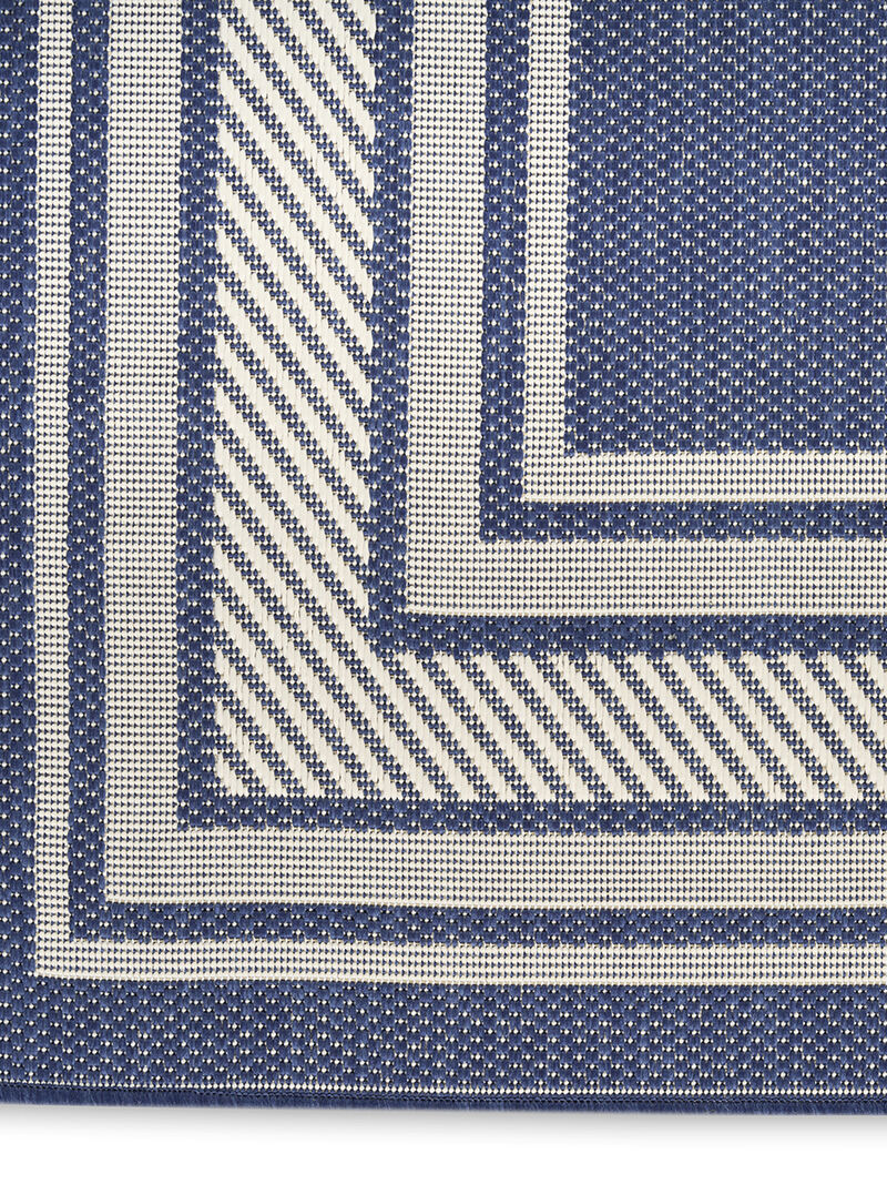 Horizon Indoor/Outdoor HOZ03 Navy 6' x 9' Rug