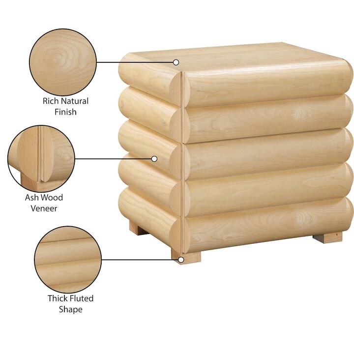 Meridian Furniture Maverick Walnut Side Table