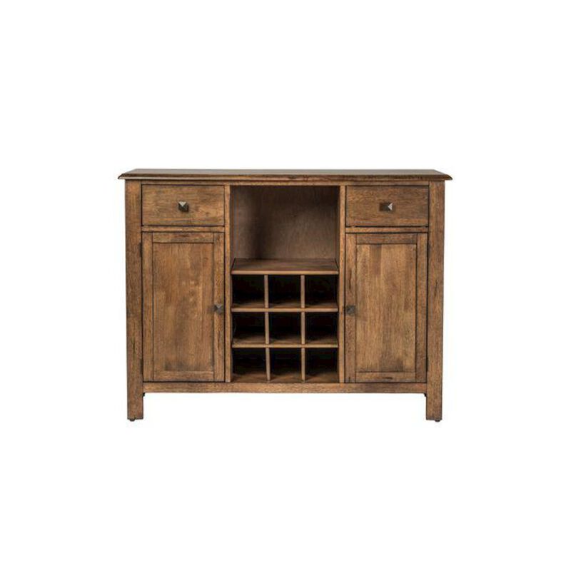 Liberty Furniture Carolina Crossing Server in Antique Honey image number 1