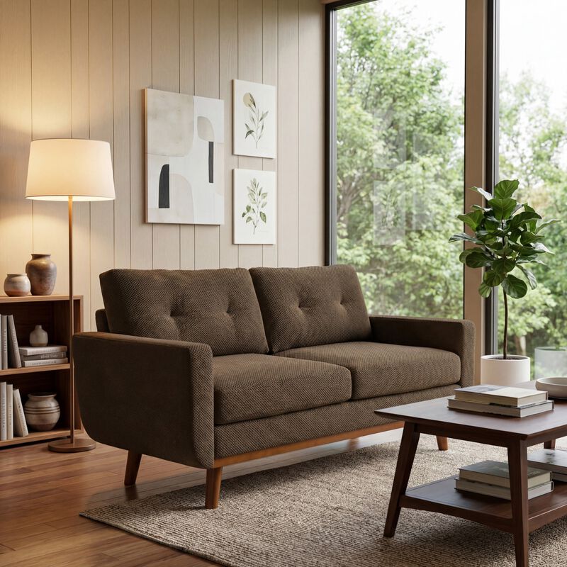 Harldi Modern Minimalist Two-Seater Sofa image number 3
