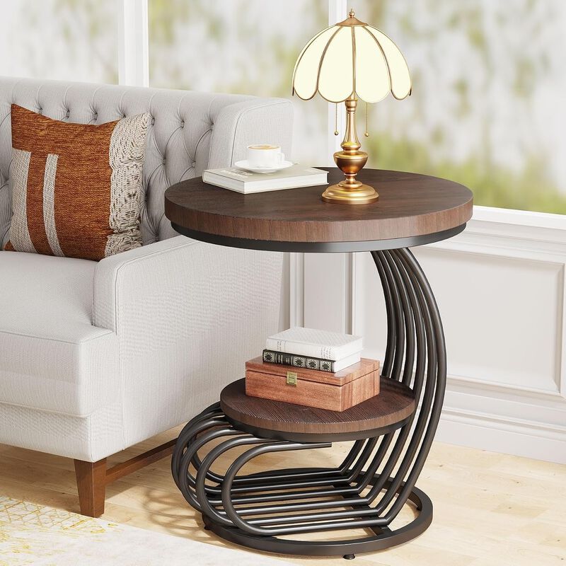 Round End Table image number 8