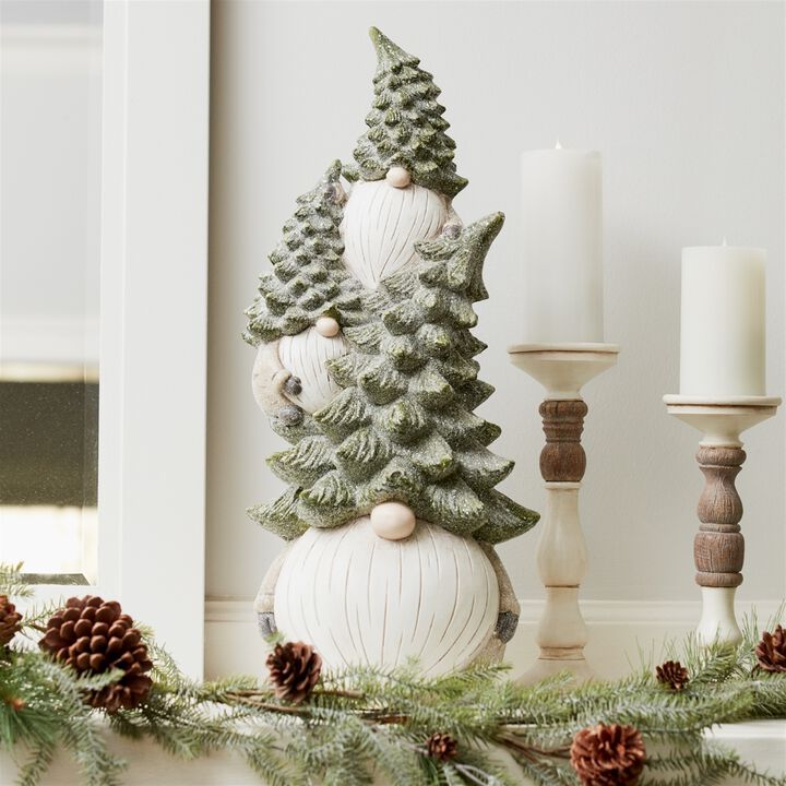 Triple Gnome Stack for Whimsical Holiday Décor and Festive Decorations