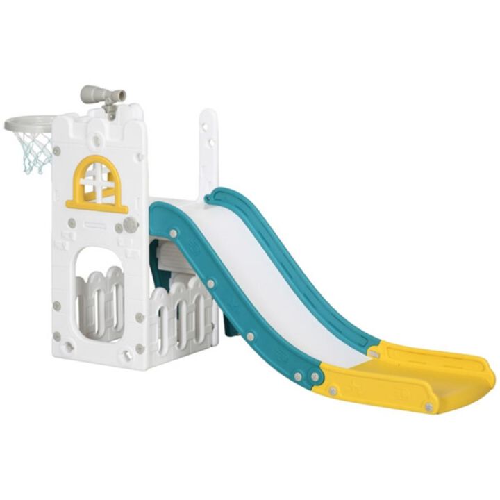 Kids' Small Toddler Slide Safe & Fun Indoor/Outdoor Playset for Early Childhood Development