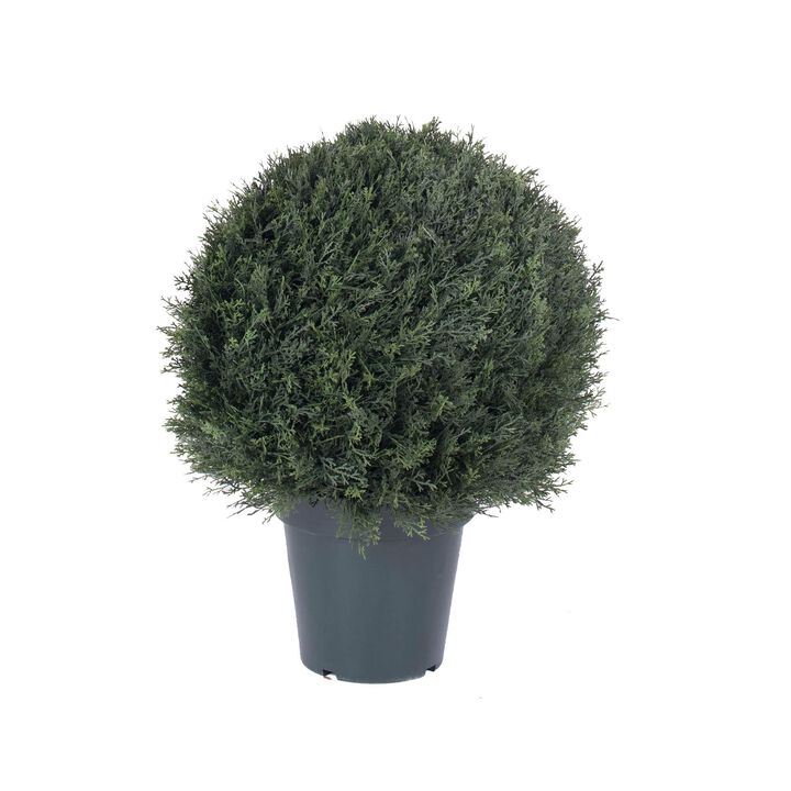 Vickerman UV Pond Cypress Ball in Pot -