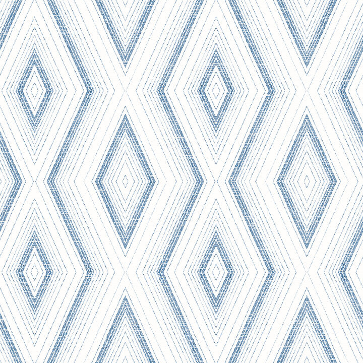 Santa Cruz Blue Geometric Wallpaper