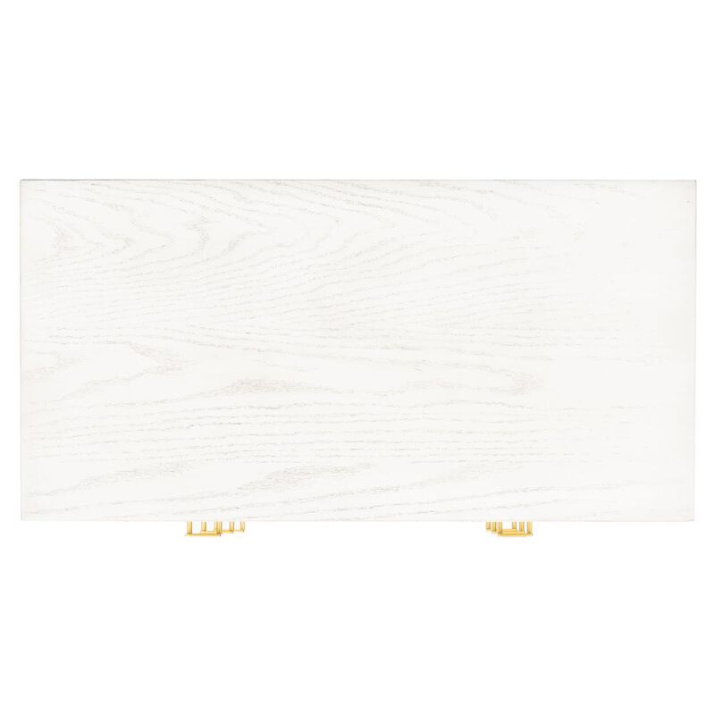 Safavieh Katia 3 Drawer Chest, White Wash/Gold