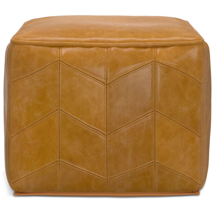 Simpli Home Morden Square Pouf