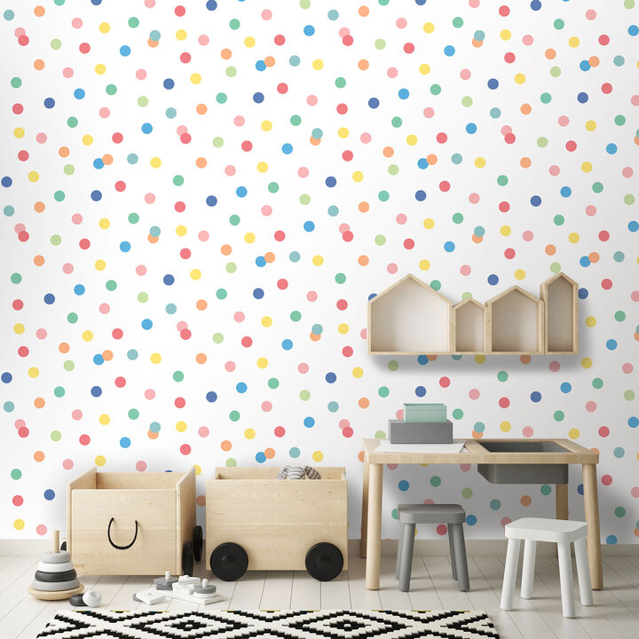 Polka Dot Party Wallpaper