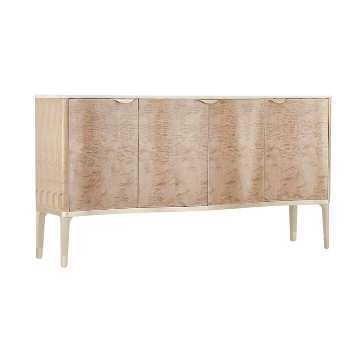 Starlight Canyon Home Elegant Blush Sideboard Buffet Cabinet with Storage and Bar Cabinet Use