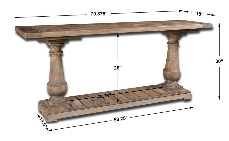 Stratford Rustic Console
