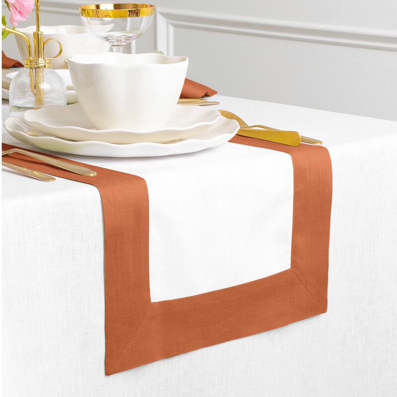 Solino Home 100% Pure Linen Table Runner - Contempo