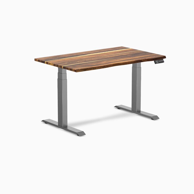 Desky Dual Hardwood Sit Stand Desk image number 0