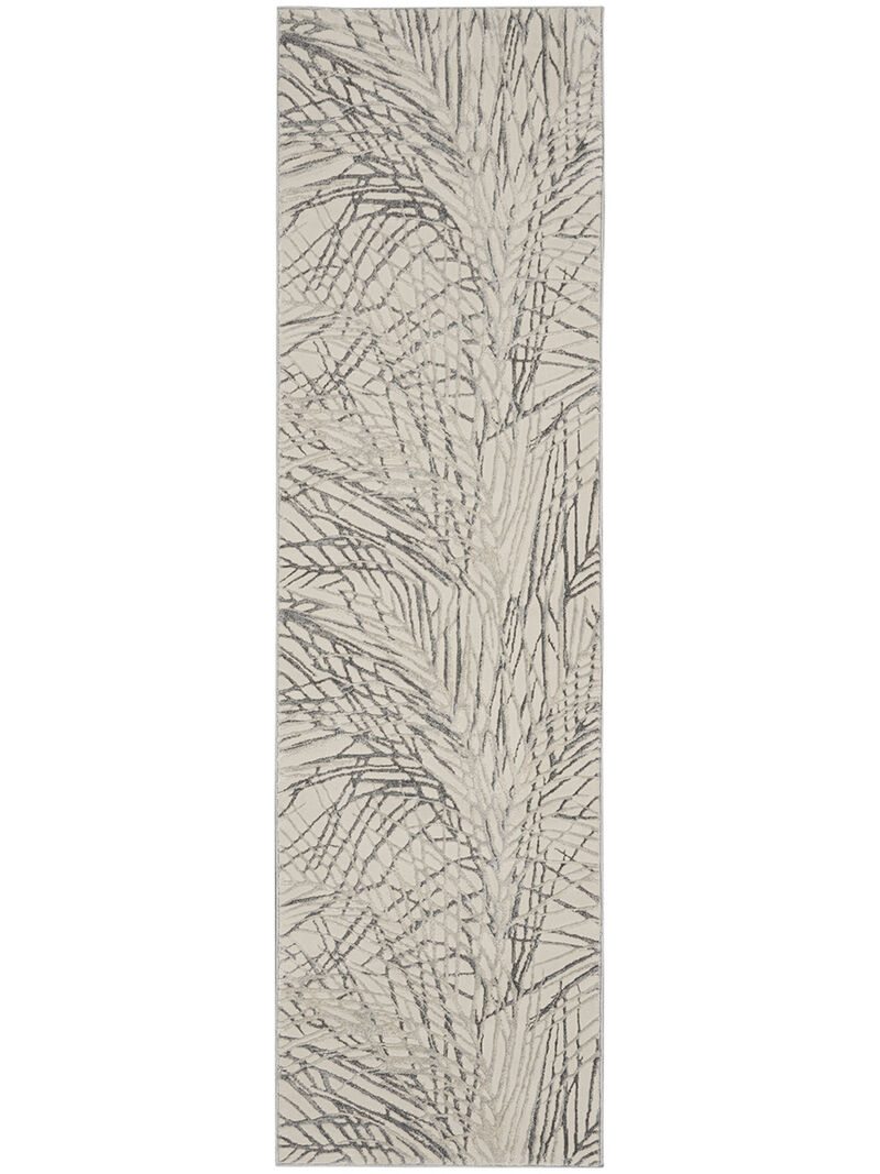 Rustic Textures RUS17 Ivory/Gray 2'2" x 7'6" Rug image number 0