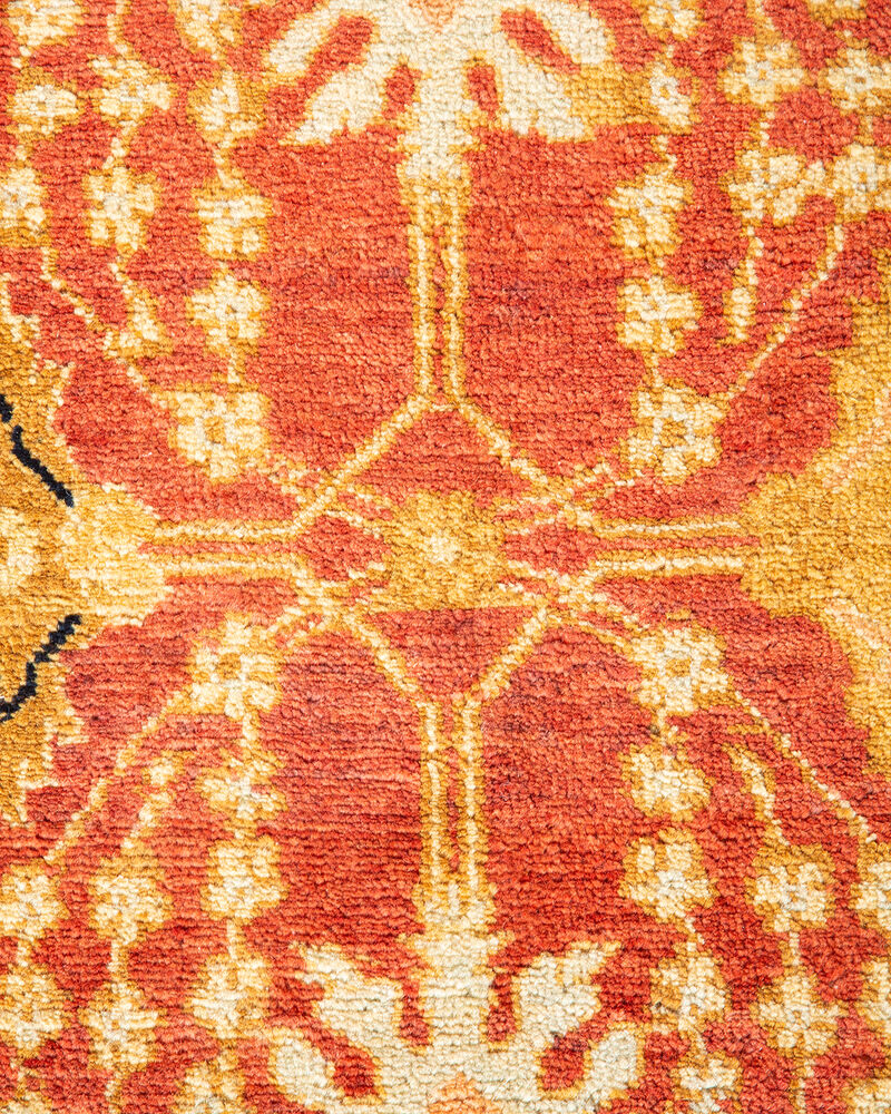 Mogul, One-of-a-Kind Hand-Knotted Area Rug  - Orange, 5' 1" x 8' 3" image number 3