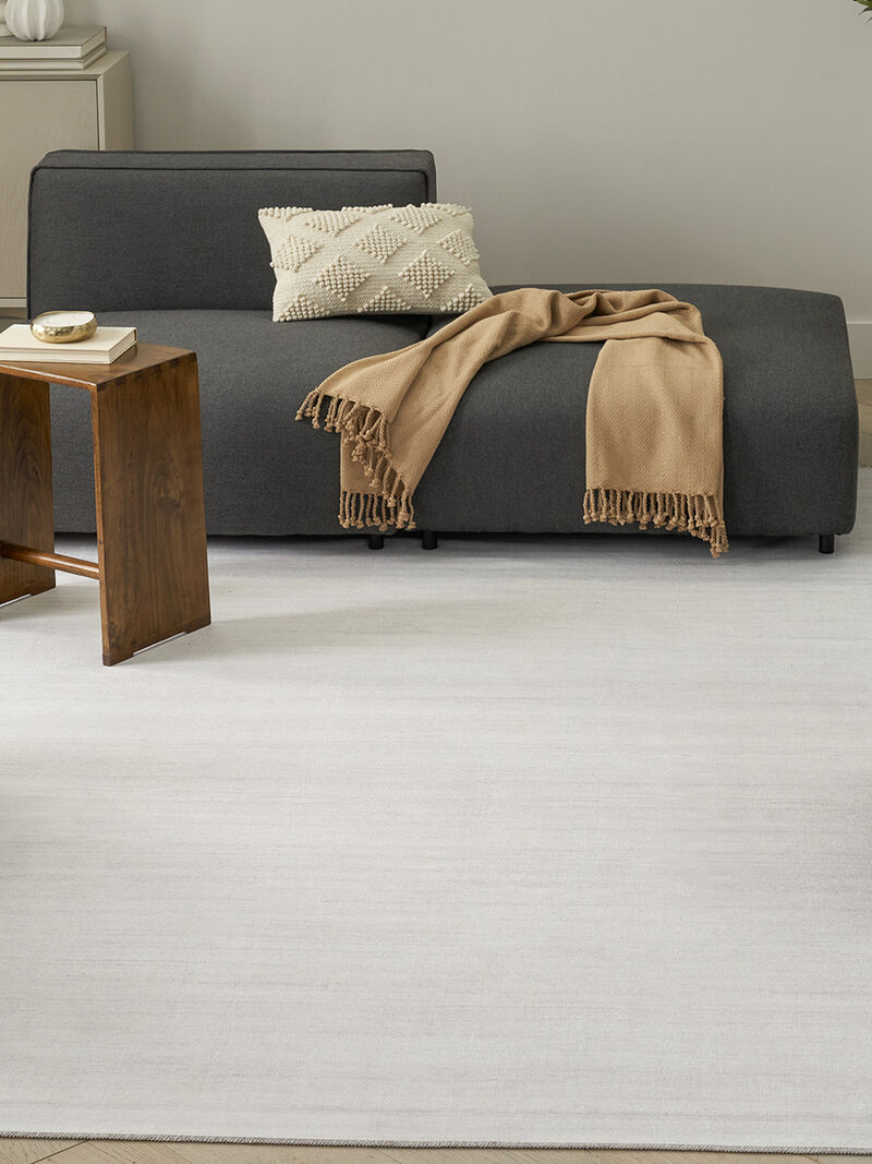 Washable Essentials WAE01 Ivory/Gray 6' x 9' Rug