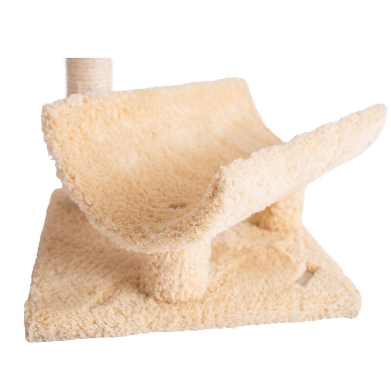 Armarkat Real Wood Cat Condo, Cat Scratching Post With Plush Condo, Cuddle