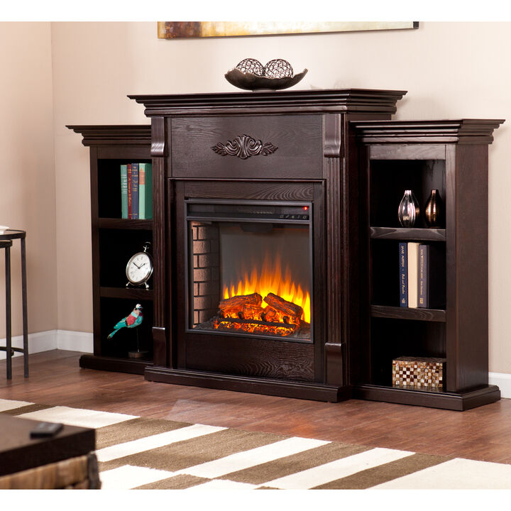Bruton Fireplace With Bookcases