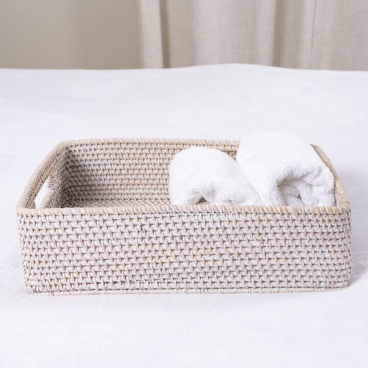 Saboga Home&trade; Rectangular Storage Basket with Rounded Corners