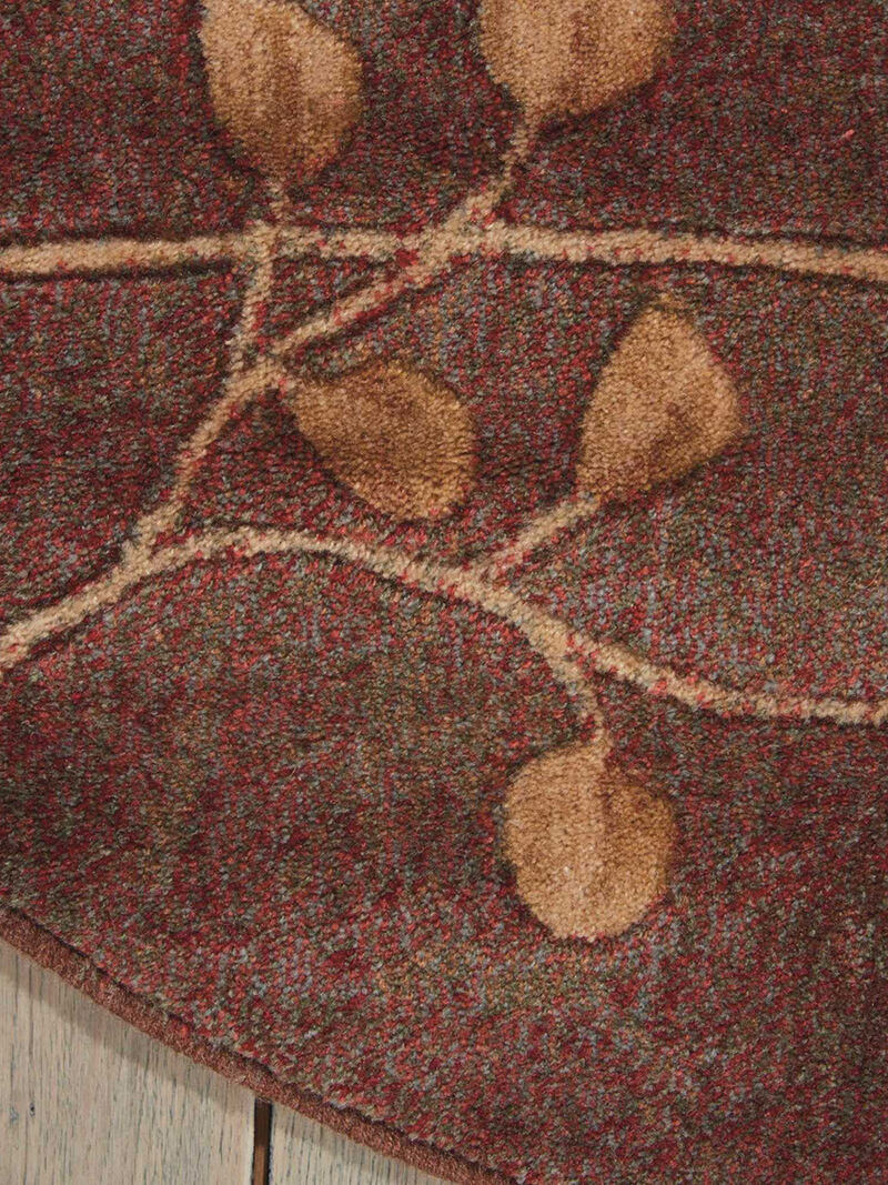 Somerset ST74 Multicolor 5'6" x Round Rug