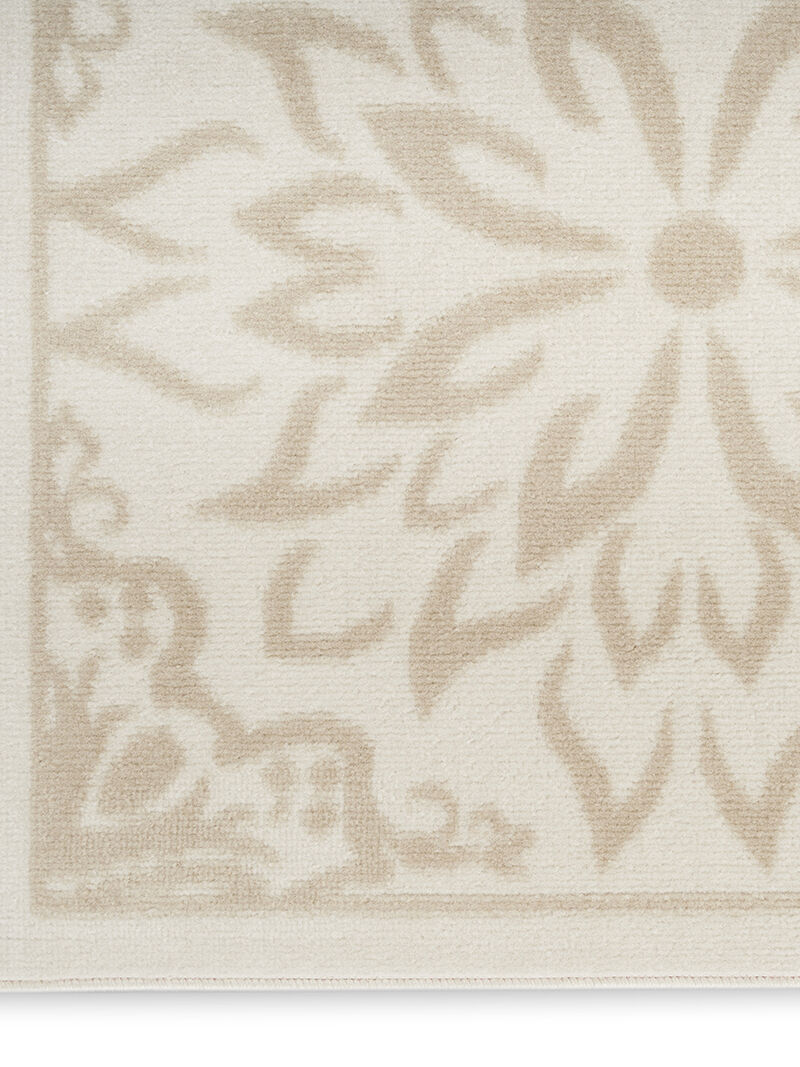 Jubilant JUB06 Ivory/Beige 8' x Round Rug