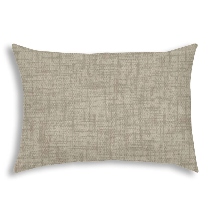 Black Indoor/Outdoor Pillow - Sewn Closure,14x20