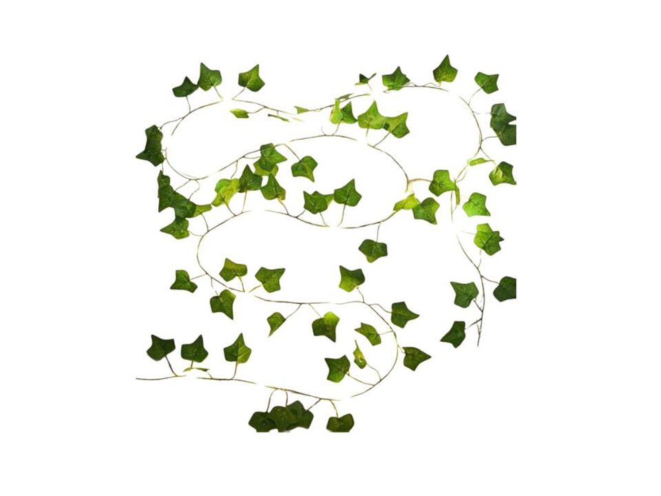 2 Pack 7 Ft Vines Fairy Lights Battery Operated 40 Leds Artificial Garland Plant