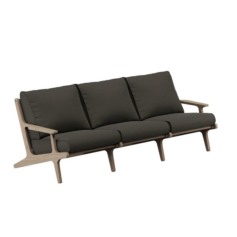 Saratoga Outdoor Patio Teak Sofa image number 0