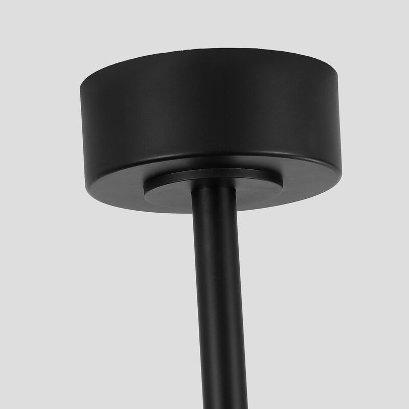55" Modern Black Reversible Dimmable 8-Speed Ceiling Fan with Light and Remote image number 6