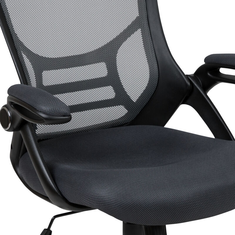 Porter High Back   Mesh Ergonomic Swivel Office Chair with Frame and Flip-up Arms image number 6