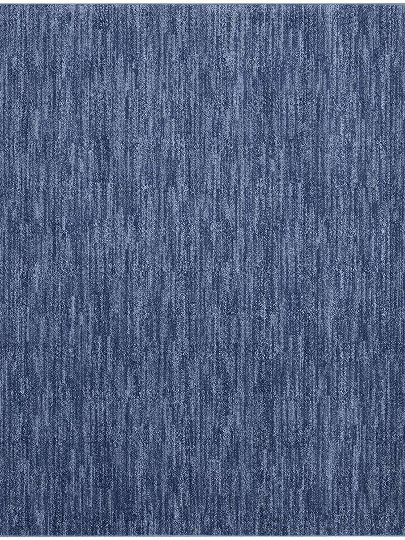 Nourison Essentials NRE01 Navy/Blue 9' x Square Rug image number 0