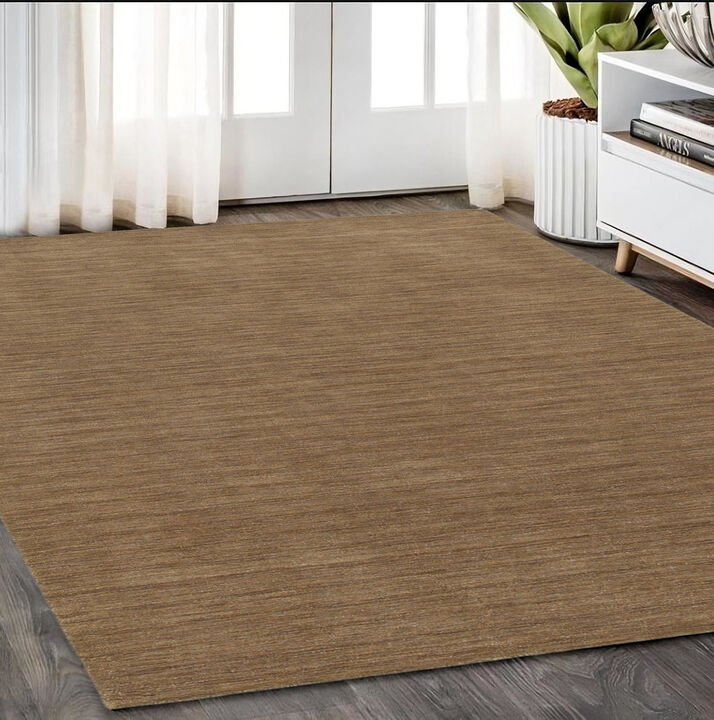 HomeRoots Wool Hand Tufted Runner Rug