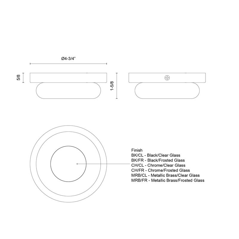 Stephord 4-in Dimmable LED Wall Sconce image number 8