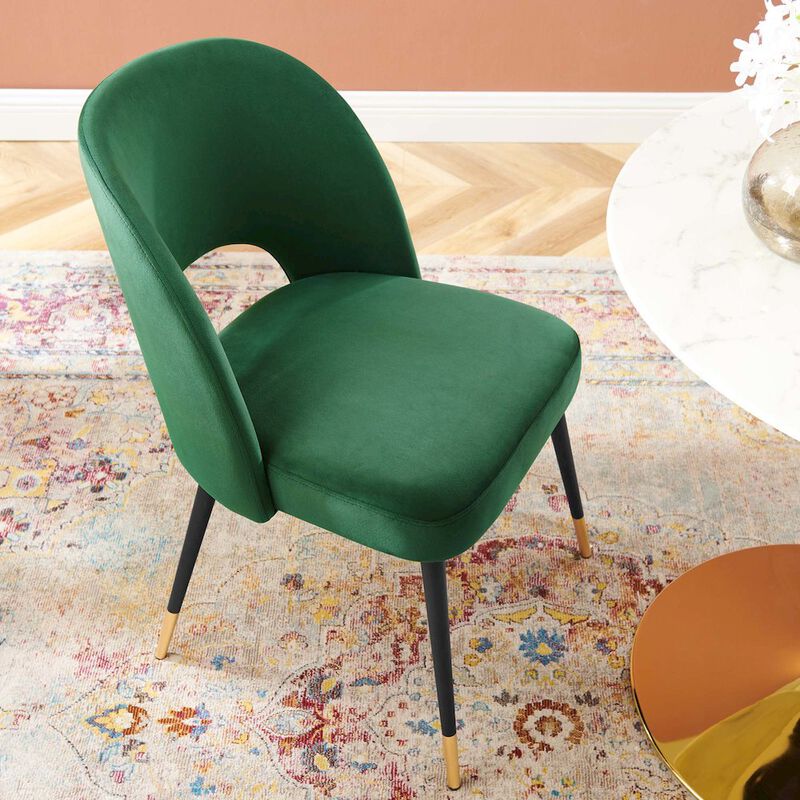 Rouse Performance Velvet Dining Side Chair image number 7