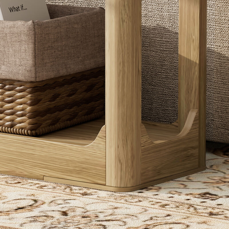 Nulvud wood console table image number 6