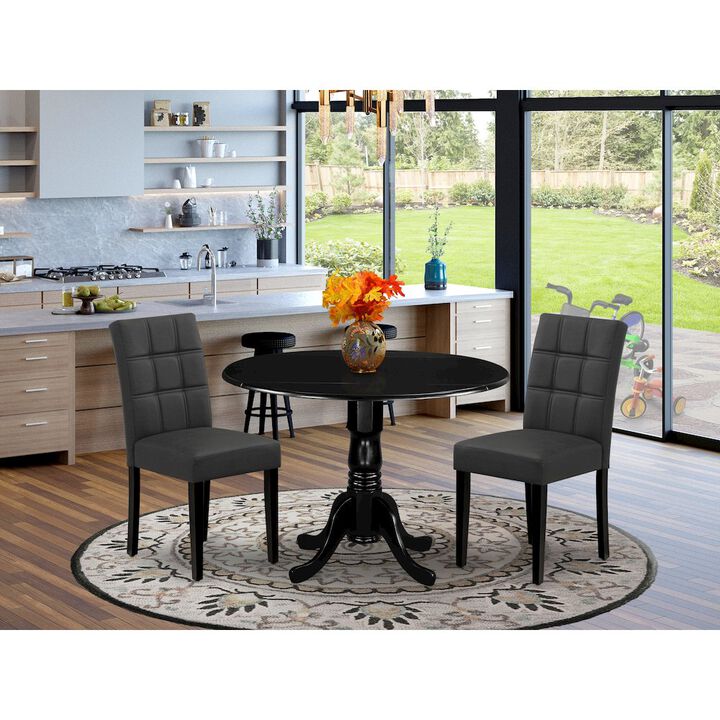 3 Piece Dining Table Set contain A Wood Table