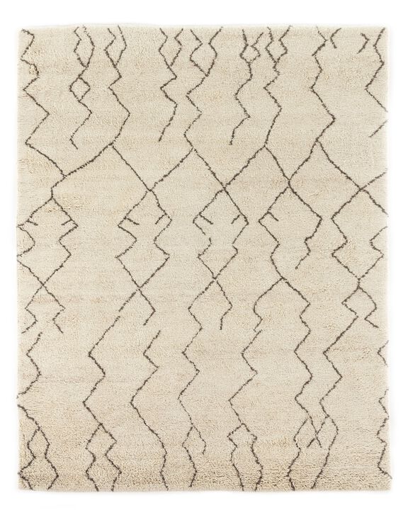 Taza Moroccan Hand Knotted 9' x 12' Rug