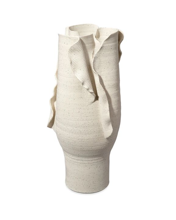 Severed Tall Porcelain Vessel