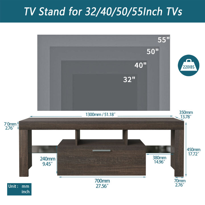 20 minutes brown simple modern TV cabinet floor cabinet floor TV wall cabinet
