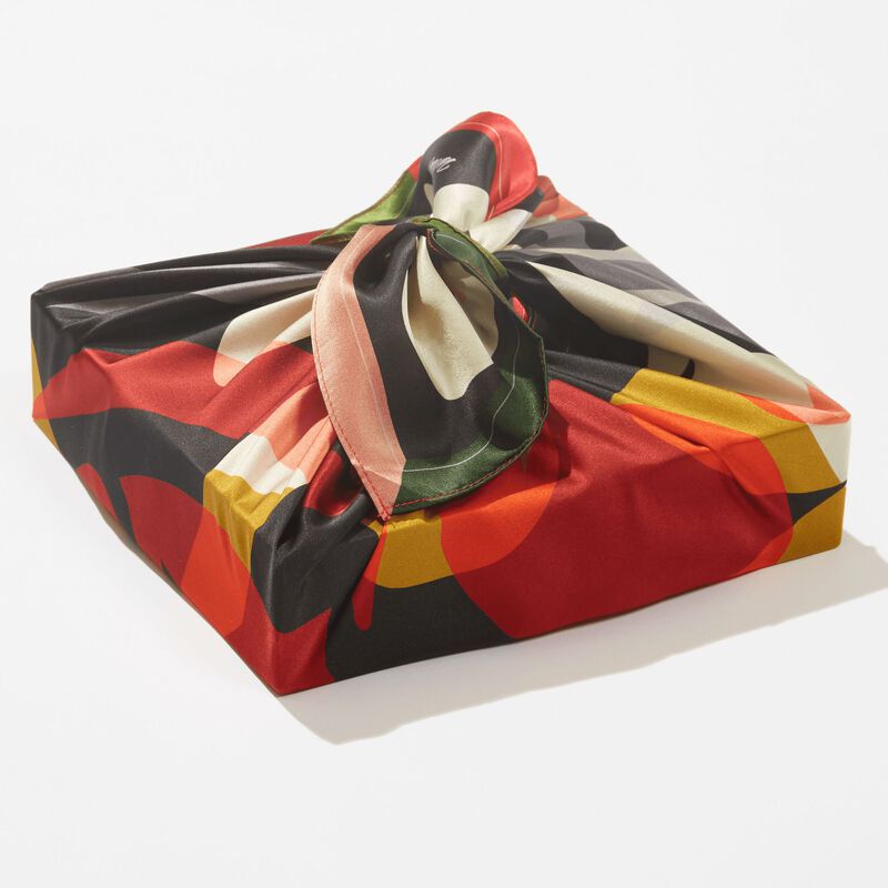 Patient Season | 28" Mulberry Silk Furoshiki Gift Wrap by Essery Waller image number 1