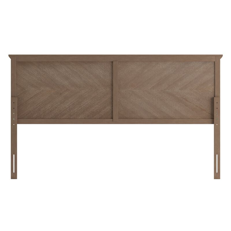 Flash Furniture Contemporary King Size Herringbone Pattern Headboard image number 2