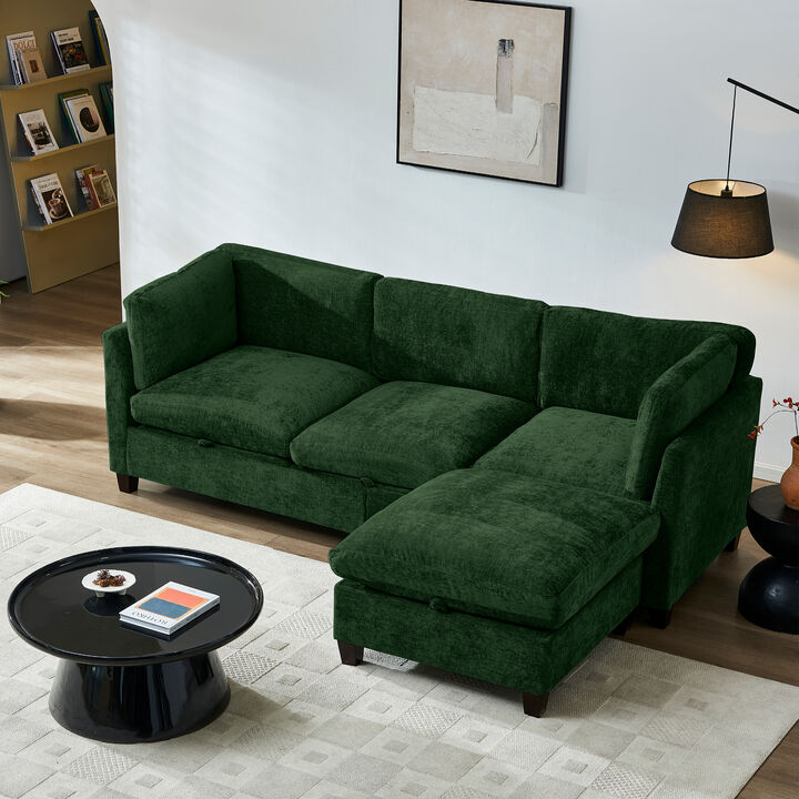 Sosgix Chenille Sectional