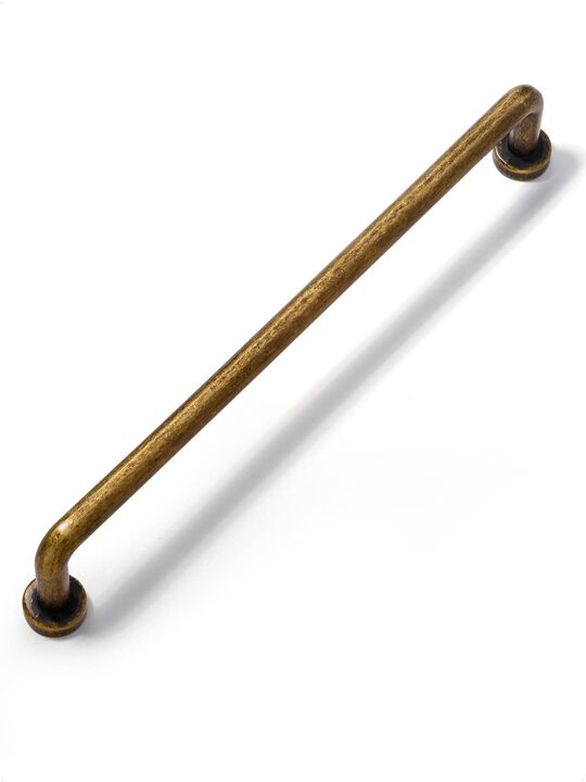 JIASENBAO Antique Brass Cabinet Bar Pulls 6.3"" Hole Center 10 Pack Vintage Retro Drawer Handles Kitchen Cupboard Bathroom Dress