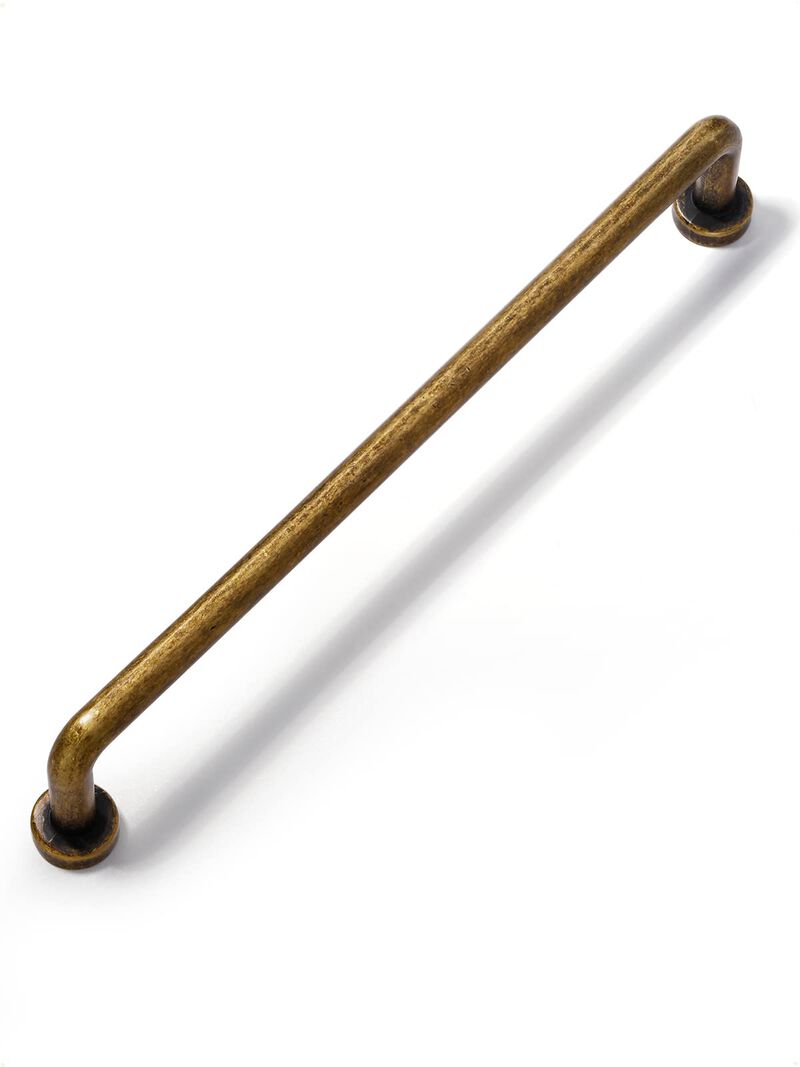 JIASENBAO Antique Brass Cabinet Bar Pulls 6.3"" Hole Center 10 Pack Vintage Retro Drawer Handles Kitchen Cupboard Bathroom Dress