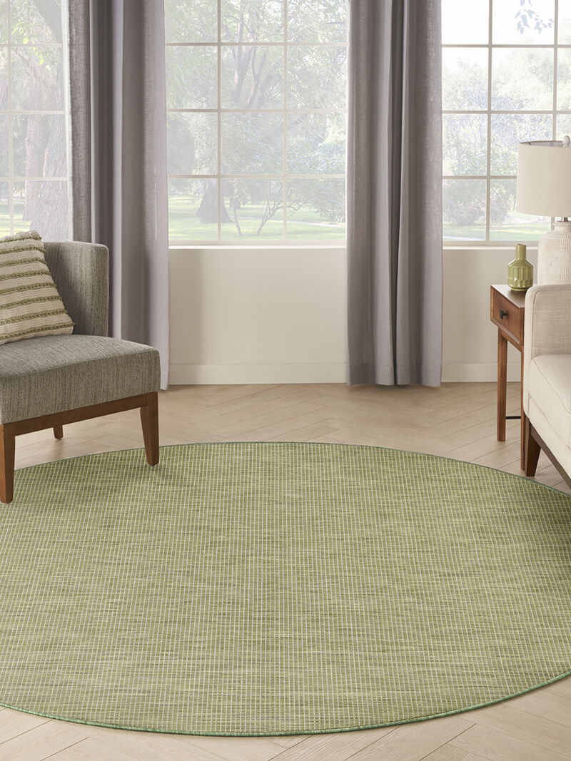 Positano POS01 Green 8' x Round Rug image number 8